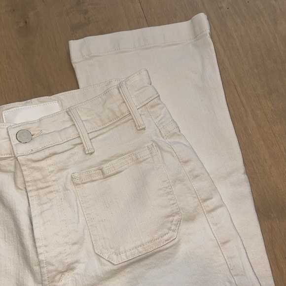 Mother Denim The Hustler Patch Pocket Flood Act Natural - Picture 4 of 10